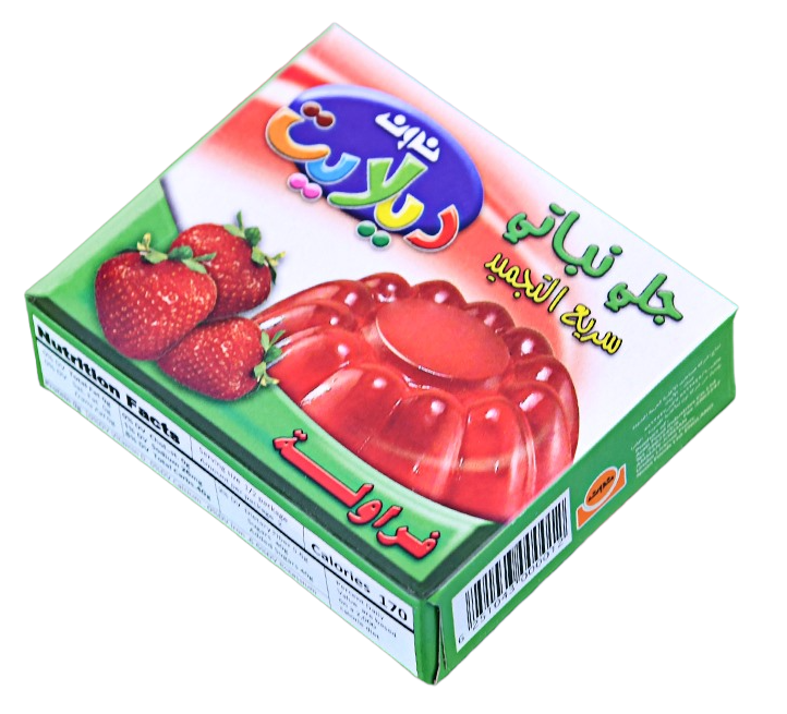 نون ديلايت جيلي نباتي بنكهة الفرولة 85 غم