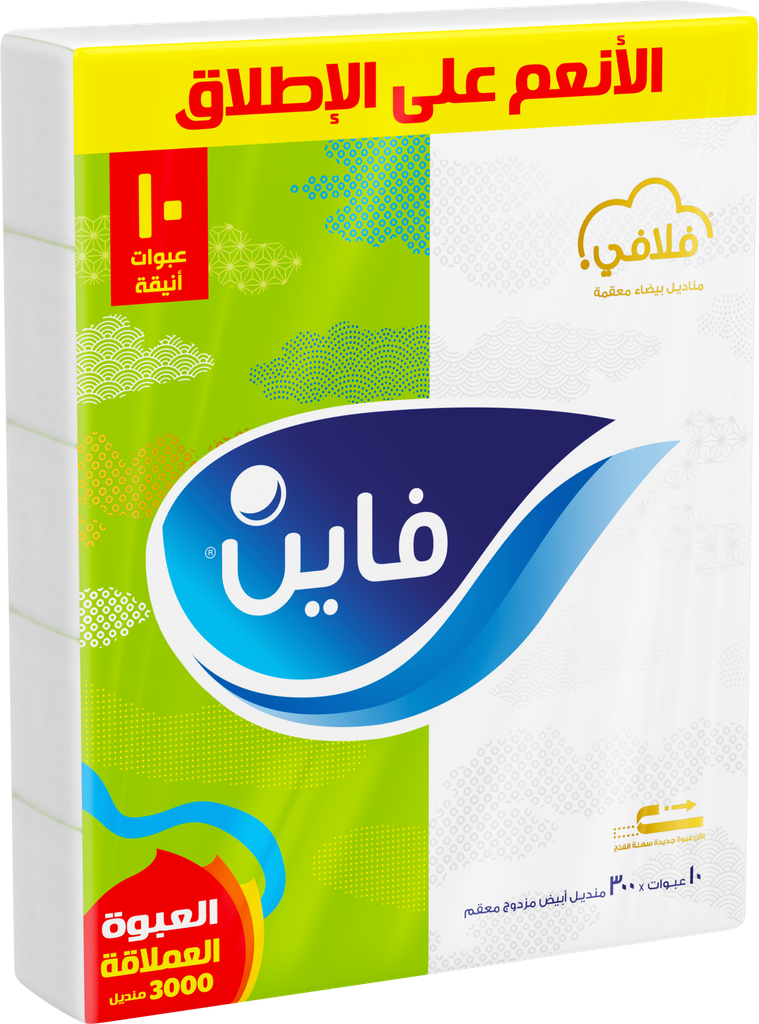 فاين فلافي سحب 300 منديل 