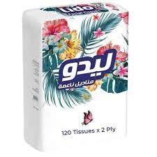 ليدو  محارم سحب 120 ورقة 3*12