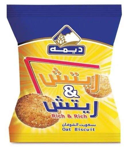 ديمه بسكويت ريتش شوفان 33 غم