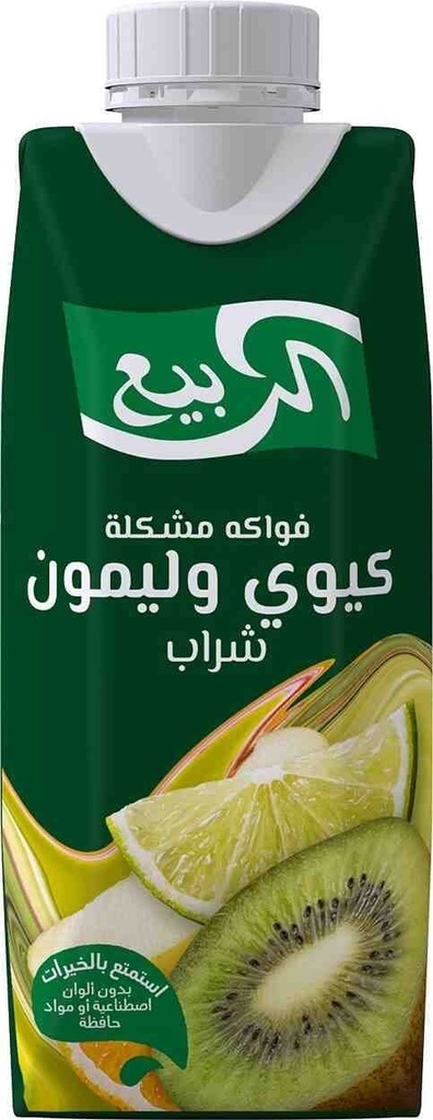 الربيع عصير ليمون وتفاح مع نعنع 330 مل * 18