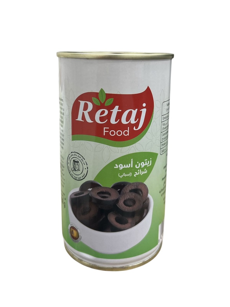 ريتاج زيتون اسود شرائح 350 غرام