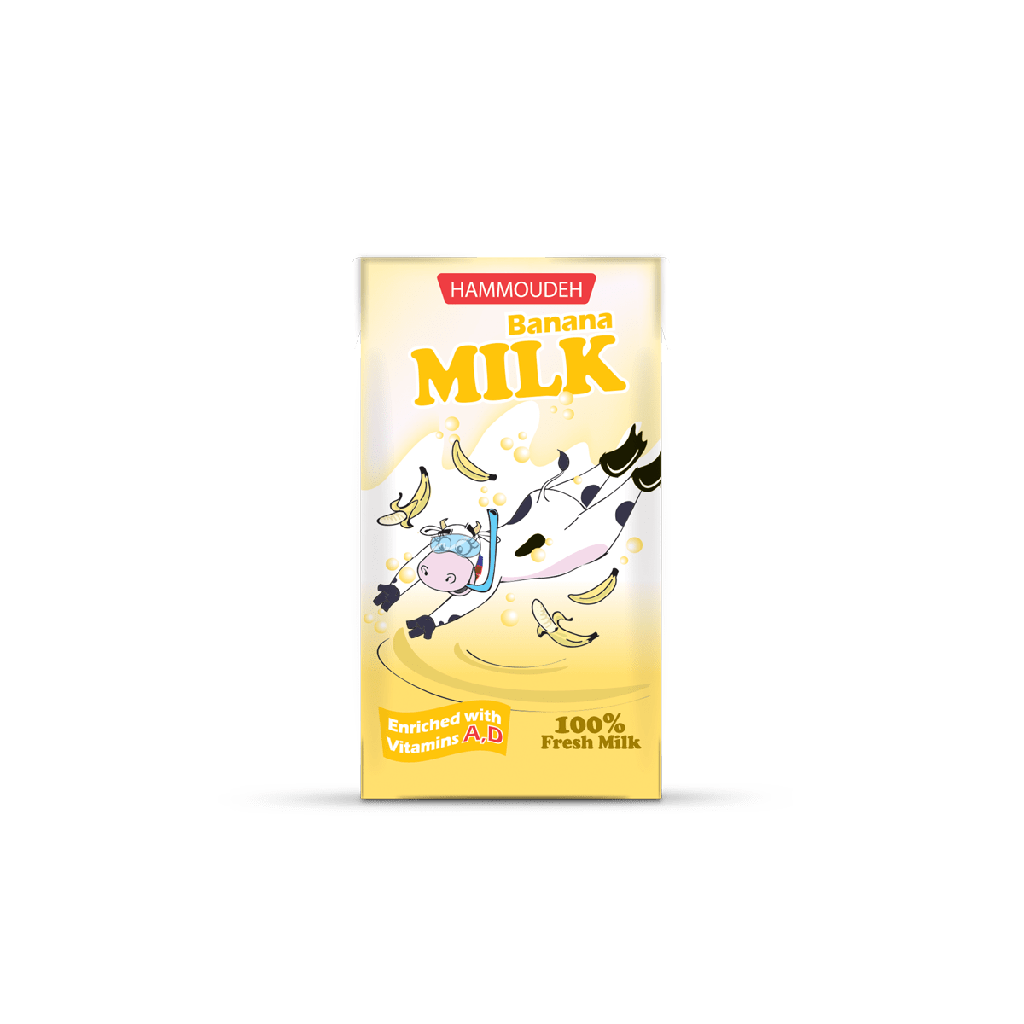 حموده مطعمات موز 125 مل * 24
