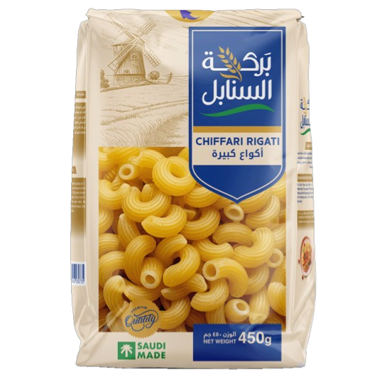 بركة السنابل  معكرونة اكواع كبيرة 450غم 