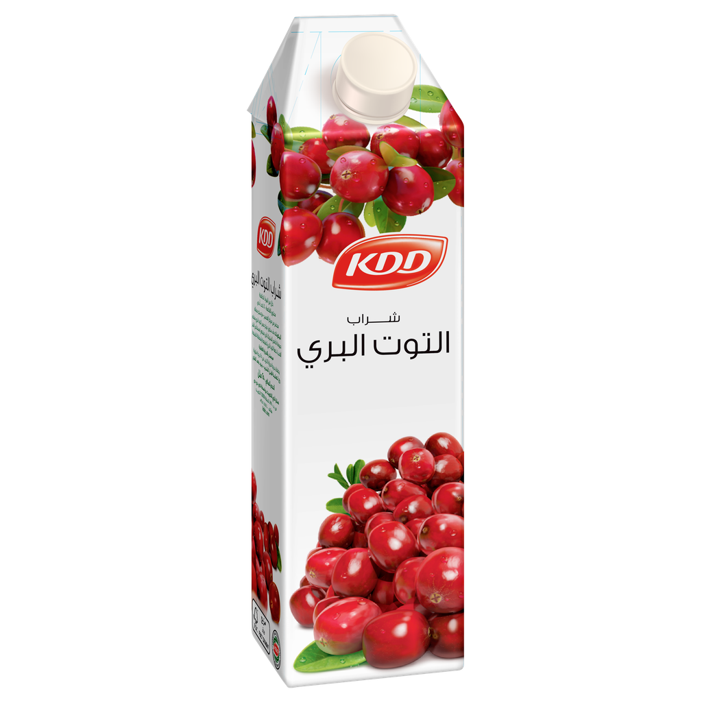 كي دي دي عصير التوت البري  1 لتر