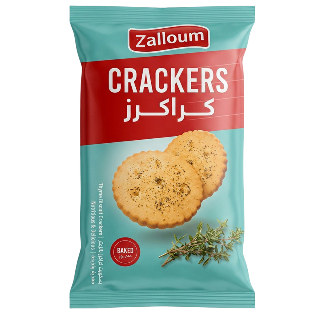زلوم بسكويت كراكرز بالزعتر 270 غم